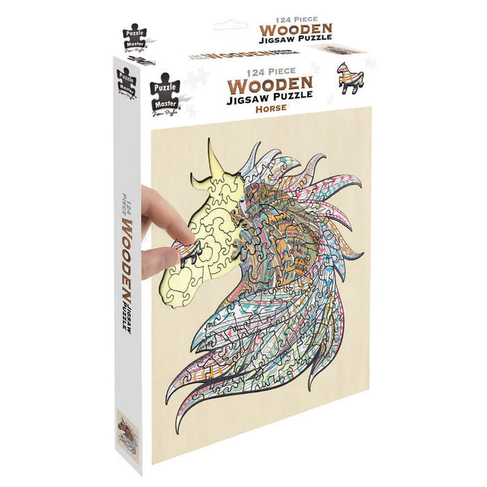 124pc Wooden Jigsaw Puzzle - Horse