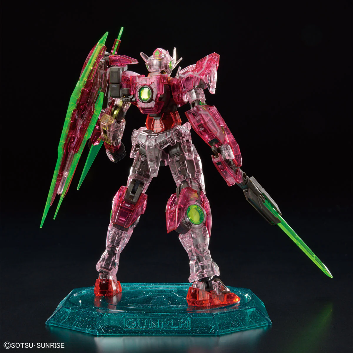 [G-BASE LIMITED] RG 1/144 THE GUNDAM BASE LIMITED 00 QAN[T][TRANS-AM CLEAR]