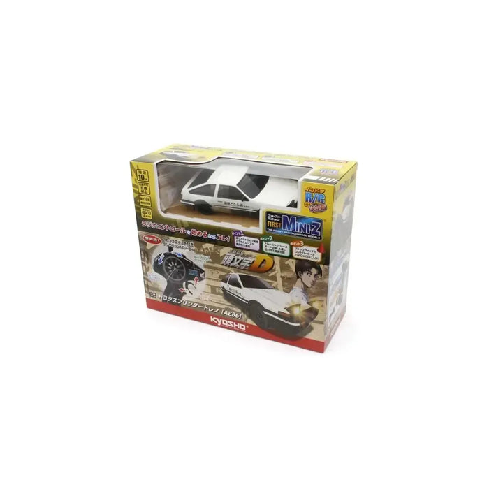 1/28 First Mini-Z Initial D Toyota Sprinter Trueno AE86 White/Black