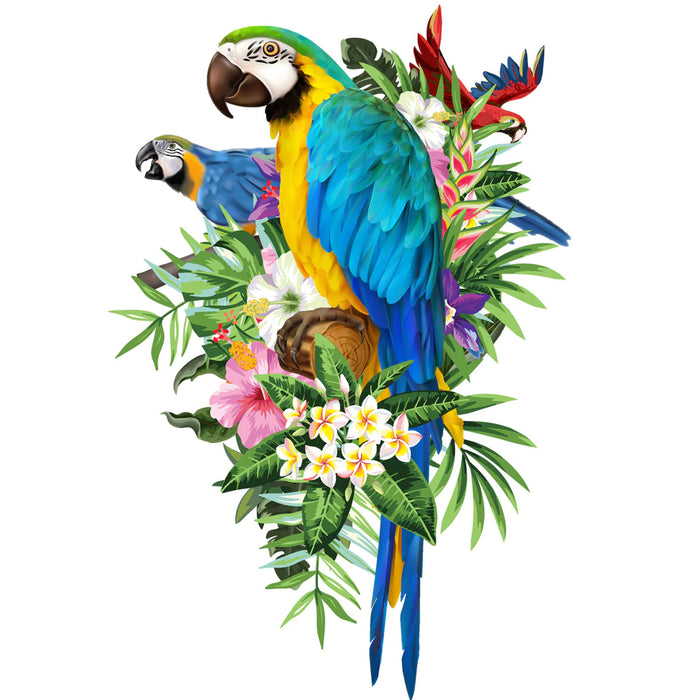 128pc Wooden Jigsaw Puzzle - Macaw