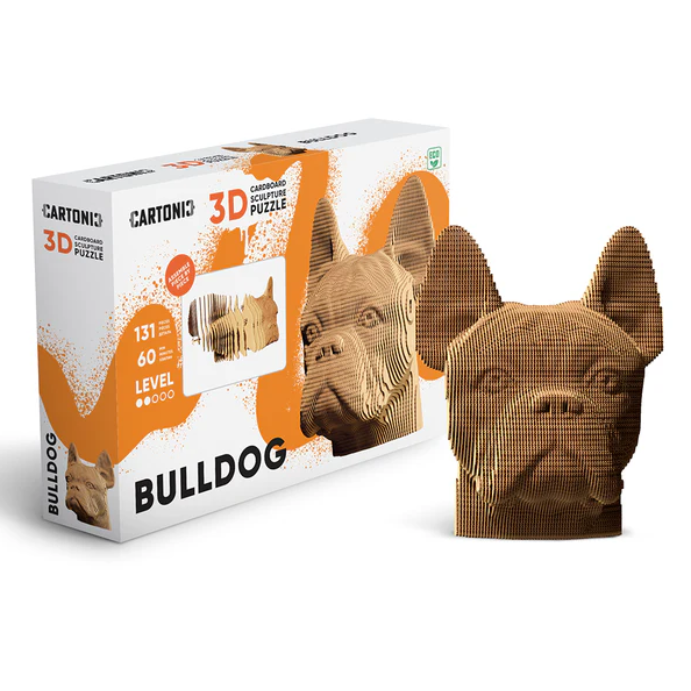 131pc 3D Puzzle Bulldog