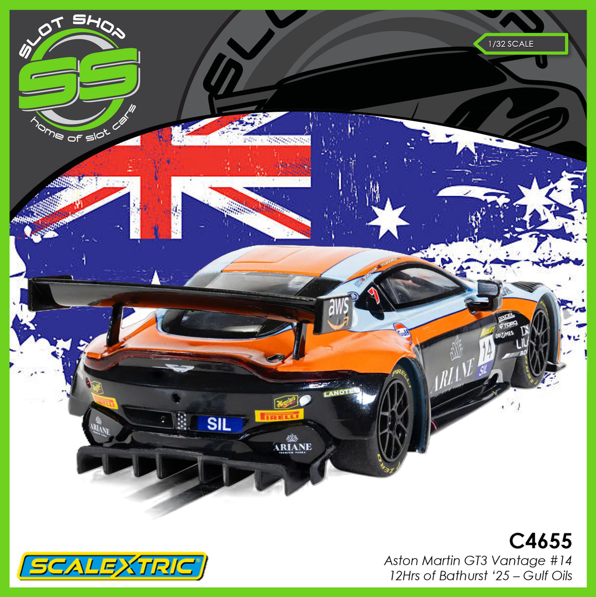 image2_1/32 Aston Martin Vantage GT3 Bathurst 2025 Gulf Edition