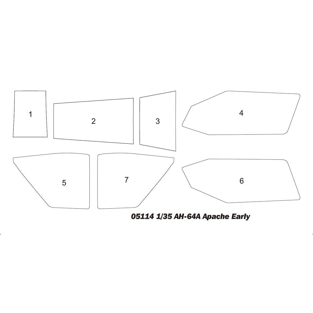 1/35 AH-64A Apache Early Plastic Model Kit