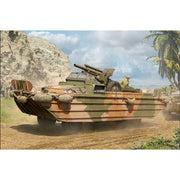 1/35 GMC DUKW-353 with 105mm Howitzer Plastic Model Kit