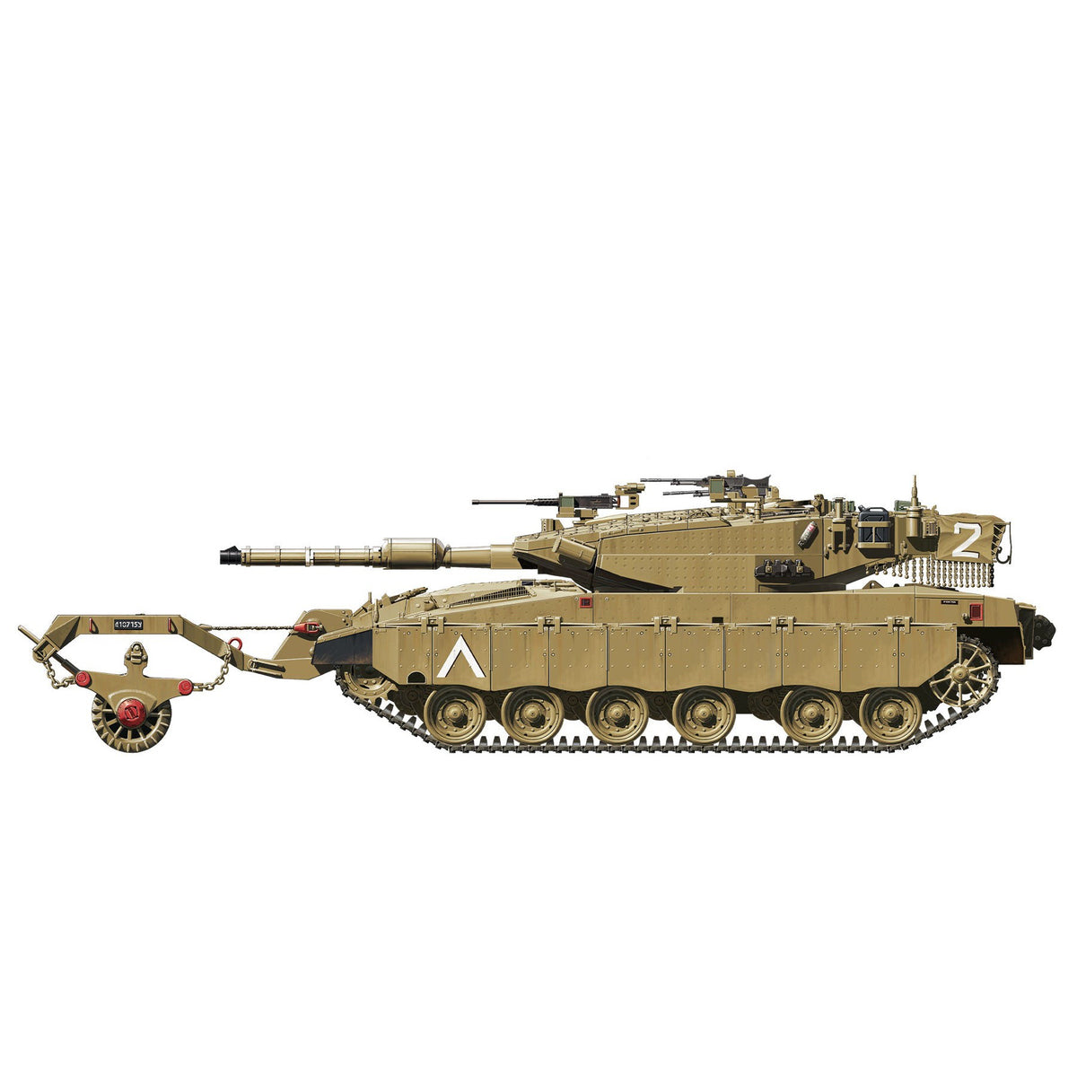 1/35 Israel Main Battle Tank Merkava Mk.3 BAZ with Nochri Dalet Mine Roller System_12