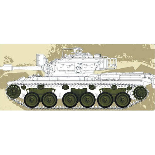 1/35 Suspension & Wheels For Centurion (Workable) Plastic Model Kit_2