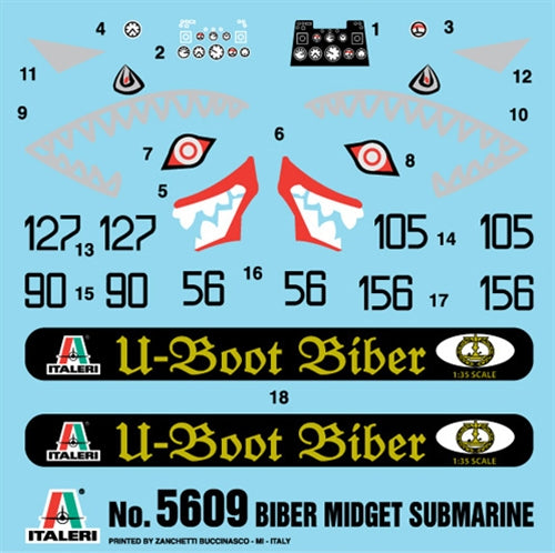 1/35 U-Boot Biber Midget Submarine "D-Day 80th Anniversary"