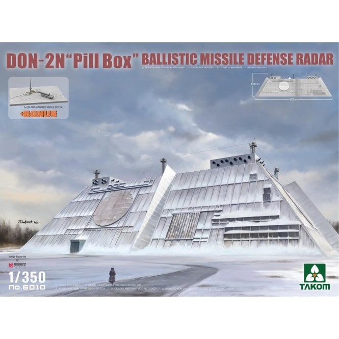 1/350 DON-2N "Pill Box" Ballistic Missile Defence Radar Plastic Model Kit