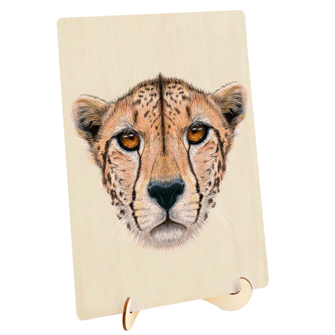135pc Wooden Jigsaw Puzzle - Cheetah