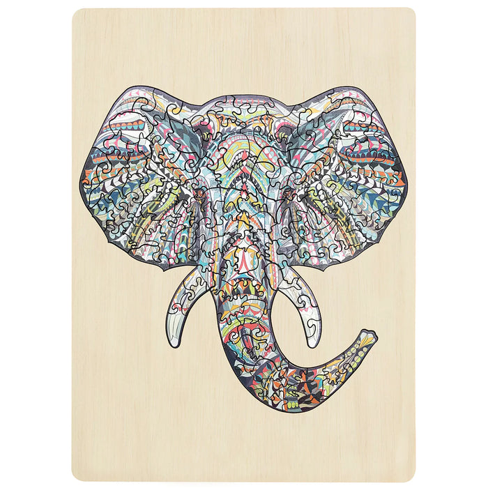 137pc Wooden Jigsaw Puzzle - Elephant