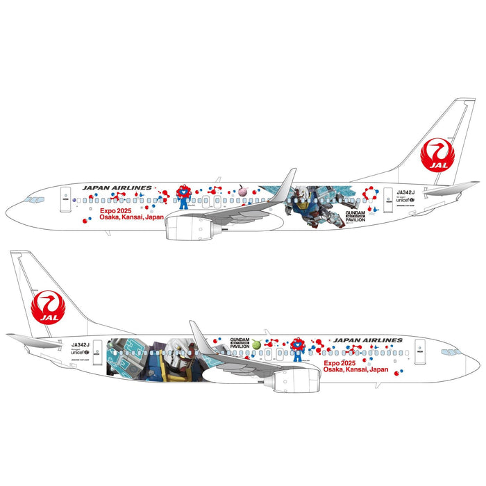 1/400 JAL Boeing 737-800 JA342J "Gundam"