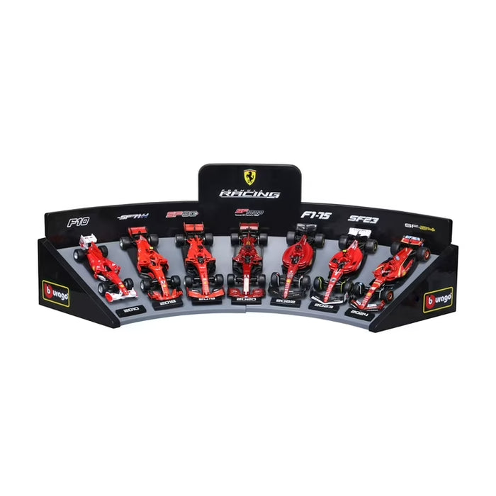 1/43 F1 Ferrari Gift Set 7-Piece Collection & Display Stand