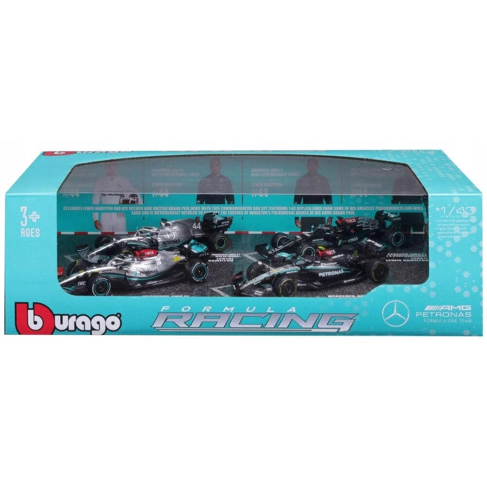 1/43 F1 Gift Set Mercedes-AMG (W10, W12, W13, W15) #44 Hamilton 4pcs