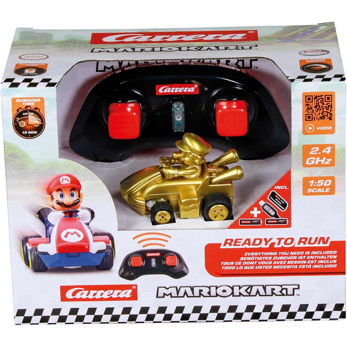 1/50 Mario Kart Mini RC- Gold Mario 2.4GHz