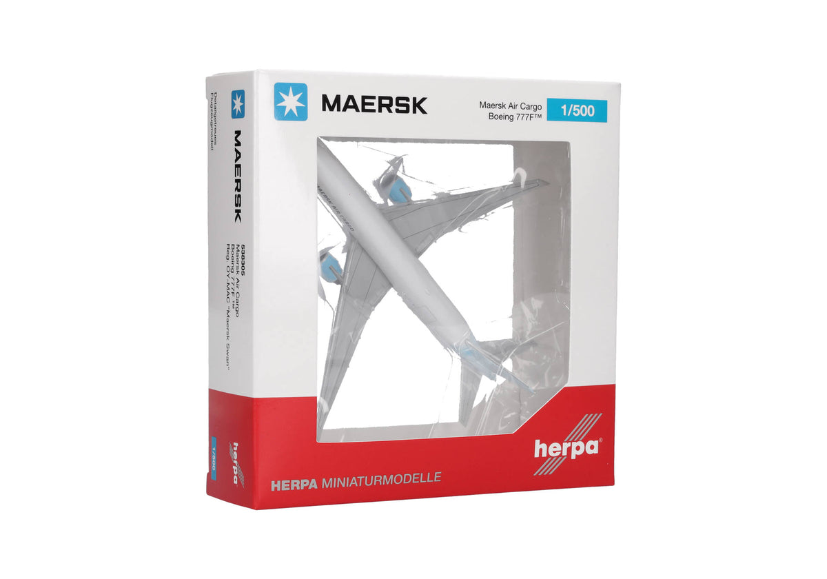 1/500 Maersk Air Cargo Boeing 777F OY-MAC "Maersk Swan"