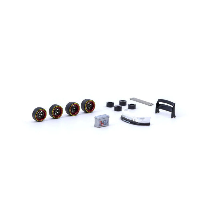 1/64 AL13 Wheels DC 003 - Red/Black