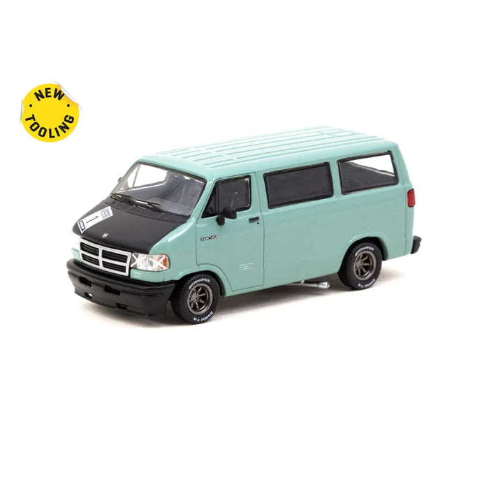 1/64 Dodge Van Light Green - Brand New Tooling