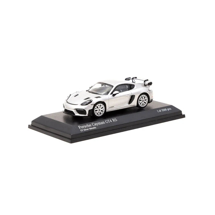 1/64 GT Silver Metallic Porsche Cayman GT4 RS