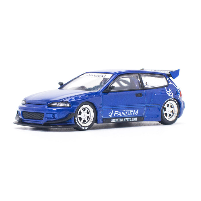 1/64 Honda Civic Eg6 Pandem V1.5 Metallic Blue