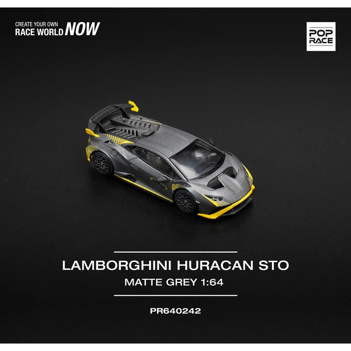 1/64 Lamborghini Huracan Sto Matte Grey