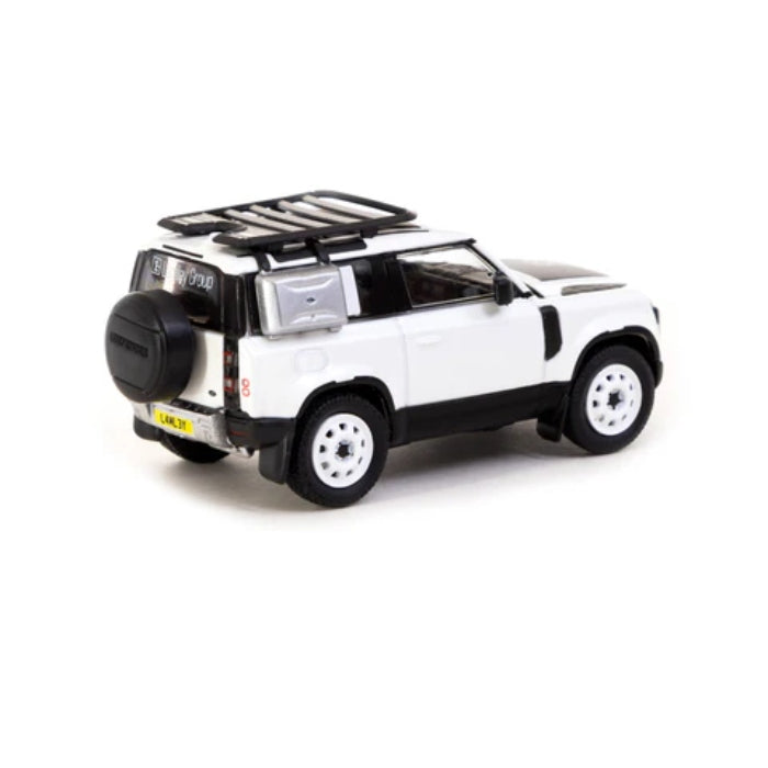 1/64 Land Rover Defender 90 White Metallic - Lamley Special Edition