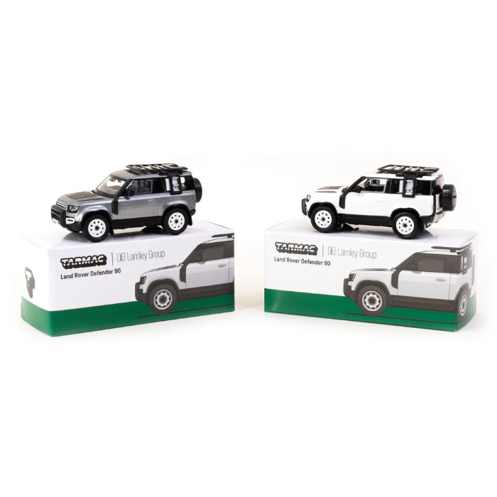 1/64 Land Rover Defender 90 White Metallic - Lamley Special Edition