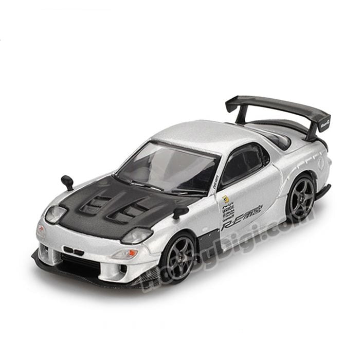 1/64 Mazda RX-7 RE-Amemiya Silver Metallic