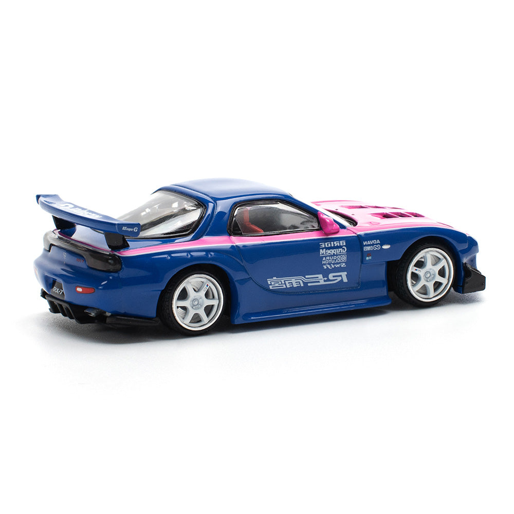 1/64 Mazda Rx7 Re-Amemiya - Blue/Pink