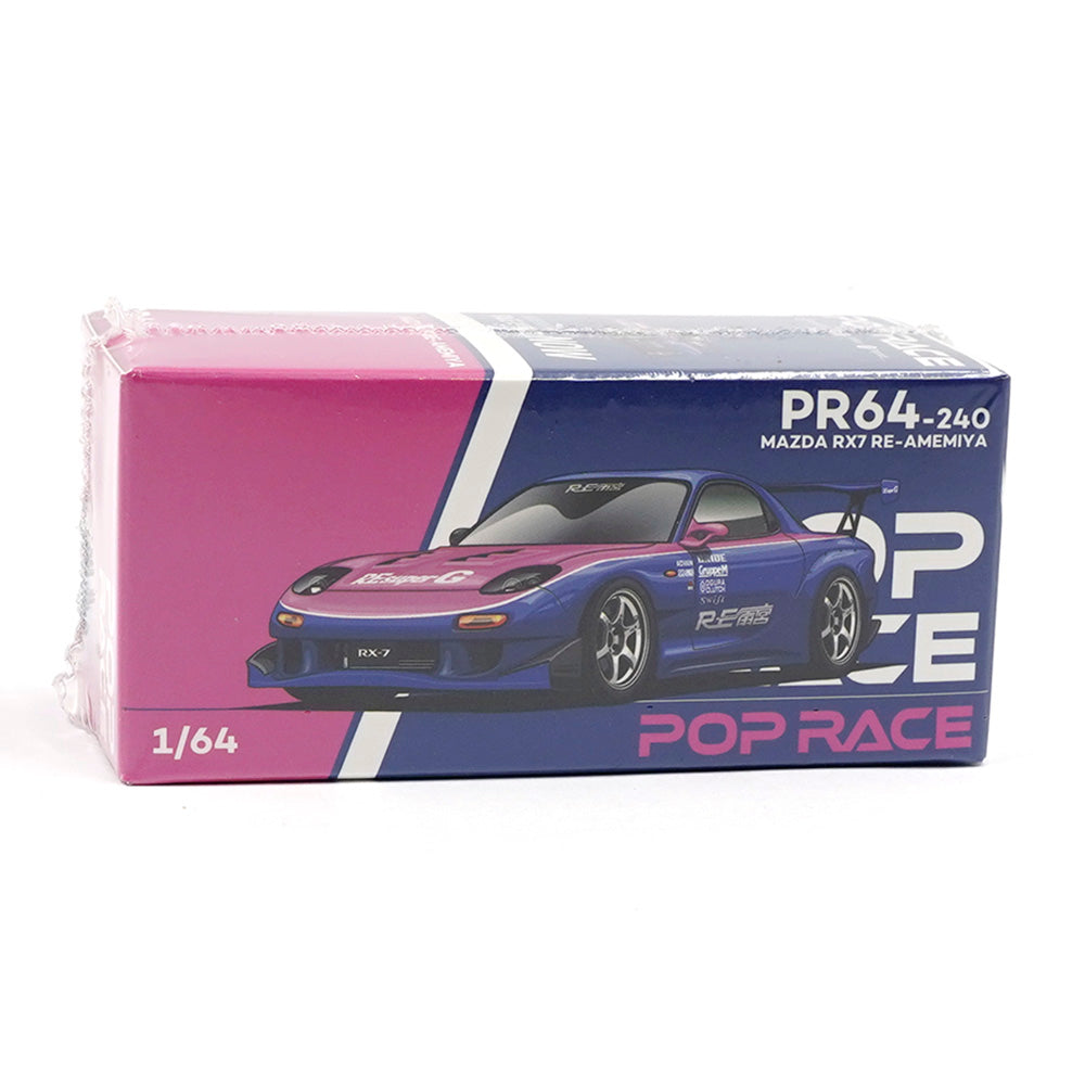 1/64 Mazda Rx7 Re-Amemiya - Blue/Pink