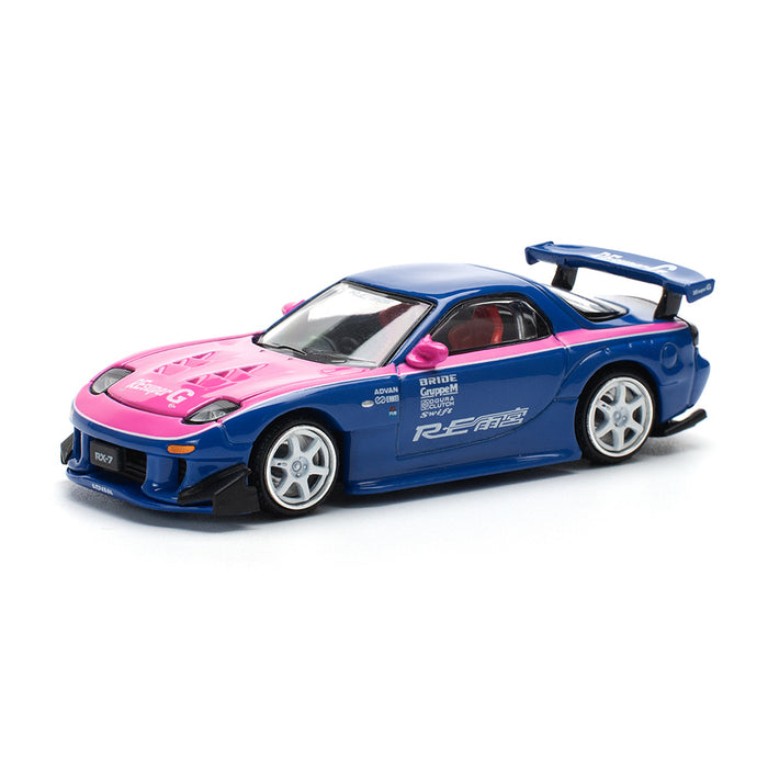 1/64 Mazda Rx7 Re-Amemiya - Blue/Pink