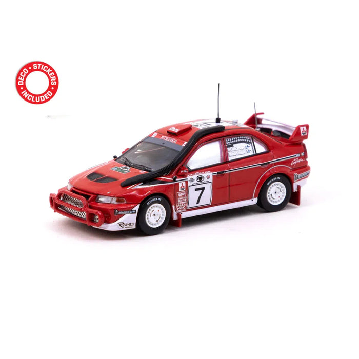 1/64 Mitsubishi Lancer Evolution 6.5 Safari Rally 2001 Winner Tommi Makinen / Risto Mannisenmaki