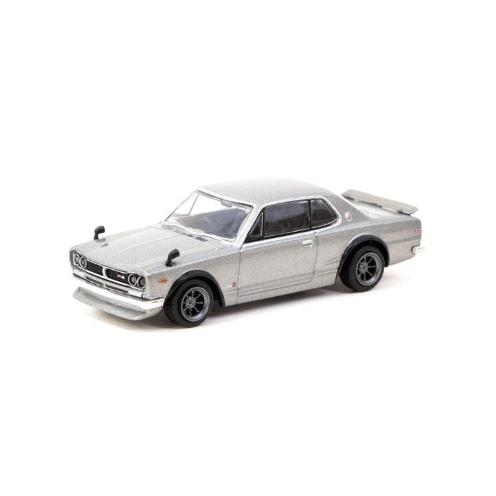 1/64 Nissan Skyline 2000 GT-R (KPGC10) Silver Global64 Series