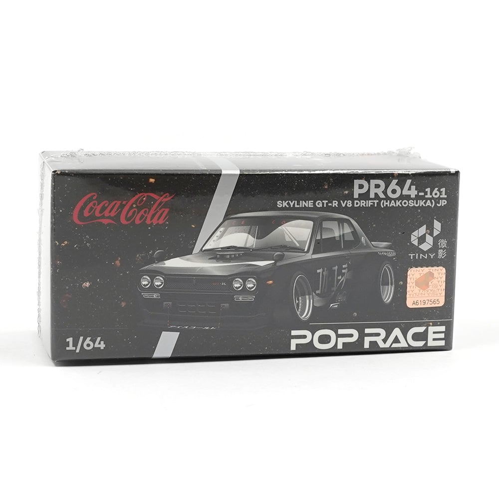 1/64 Skyline Gt-R Drift (Hakosuka) Coca Cola Zero Jp Black Chrome