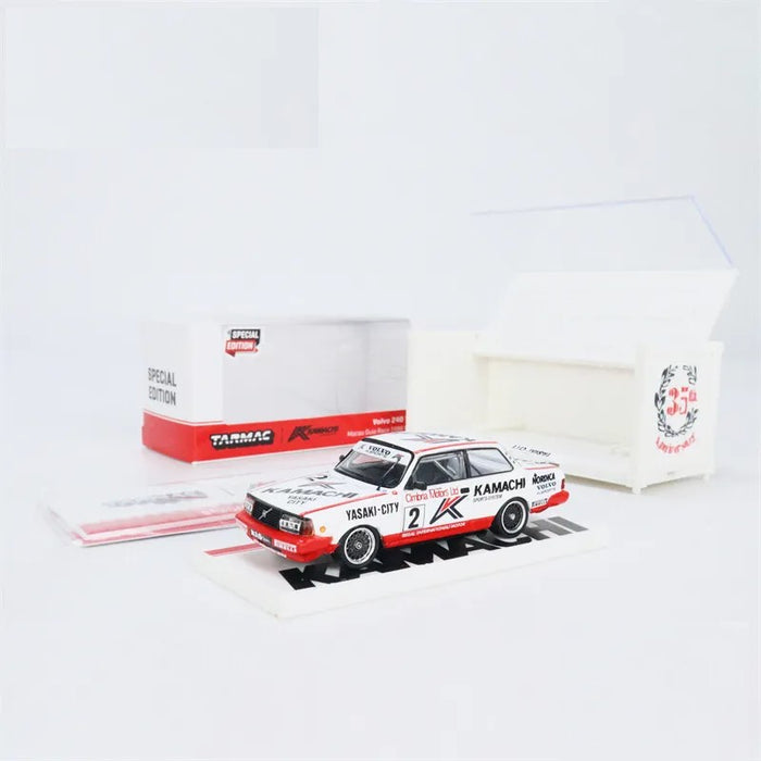 1/64 Volvo 240 Turbo Macau Guia Race 1986 Winner Johnny Cecotto with Container