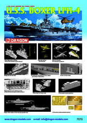 1/700 U.S.S. Boxer LPH-4 Plastic Model Kit