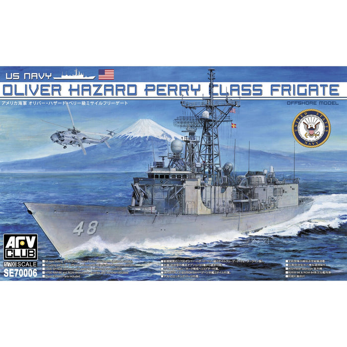 1/700 US Navy Oliver Hazard Perry Class Frigate Plastic Model Kit  ''Aust Decals''