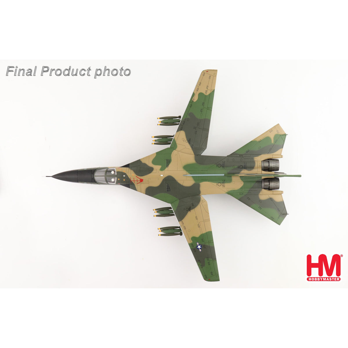 1/72 F-111A "Combat Lancer" 66-0022 USAF Takhli RTAFB 1968 (with 24 x Early Mk.82 Bomb)