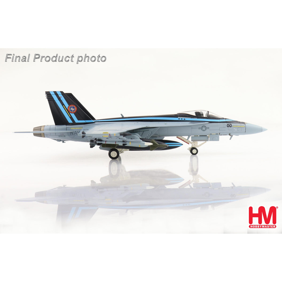 1/72 F/A-18E Super Hornet "Top Gun" 165536 US Navy. NAS Fallon 2020 (with Extra 2 x GBU-24)