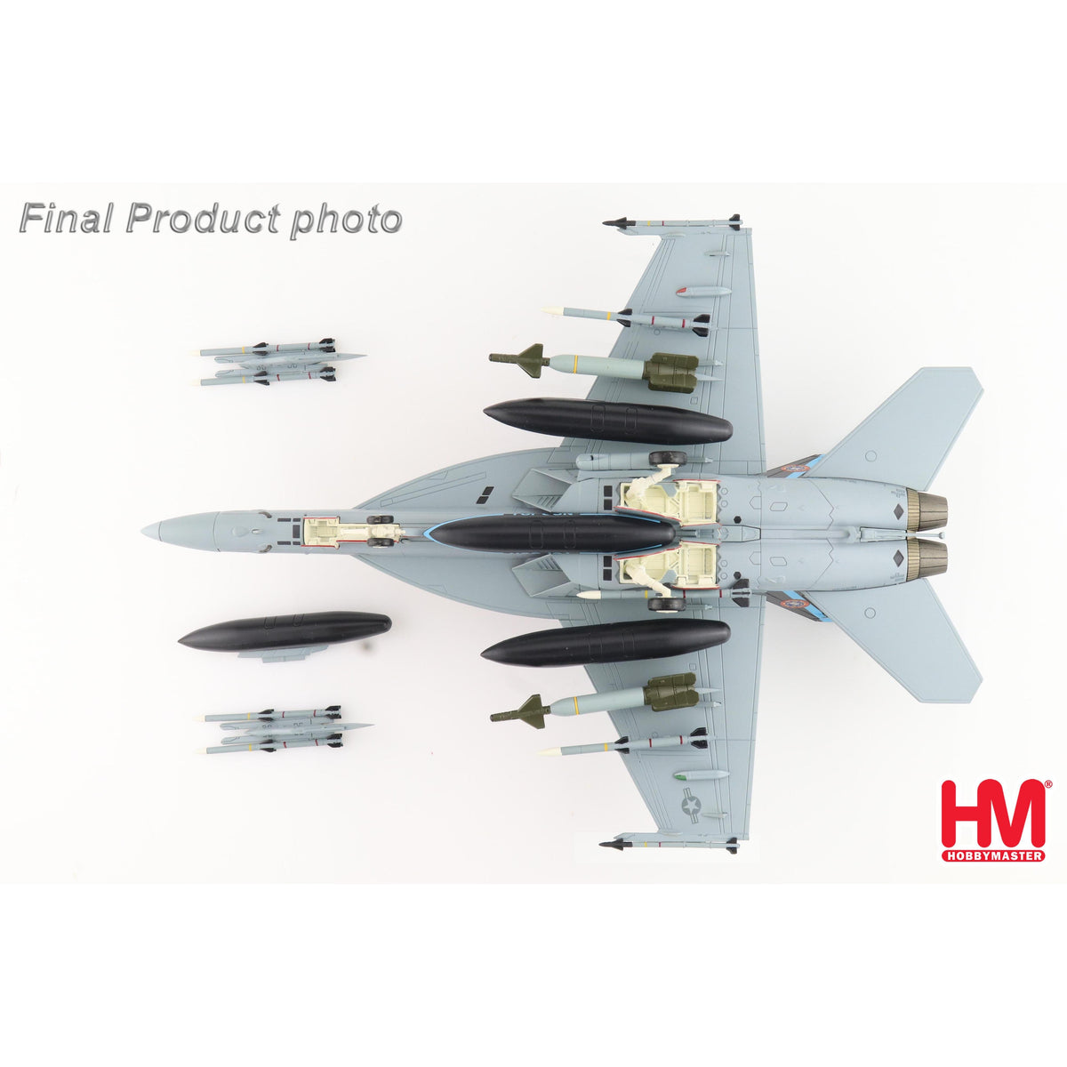 1/72 F/A-18E Super Hornet "Top Gun" 165536 US Navy. NAS Fallon 2020 (with Extra 2 x GBU-24)