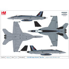 1/72 F/A-18E Super Hornet "Top Gun" 165536 US Navy. NAS Fallon 2020 (with Extra 2 x GBU-24)