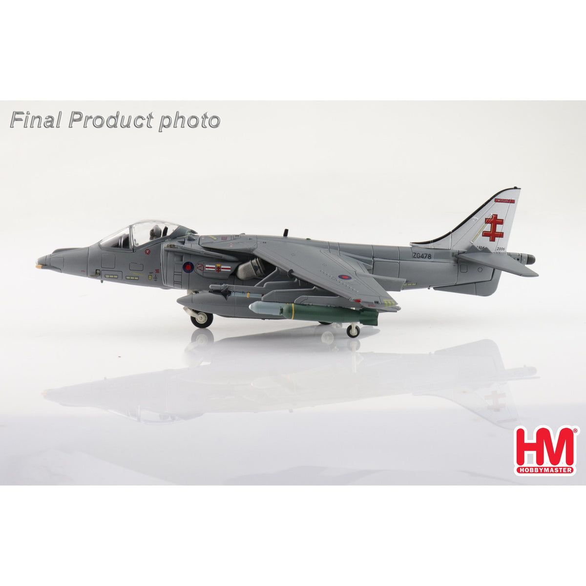 1/72 Harrier GR.9A ZG478 41 (R) Sqn. RAF Coningsby Air Base March 2006