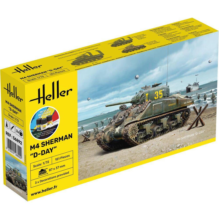 1/72 Starter Kit M4 Sherman D-Day