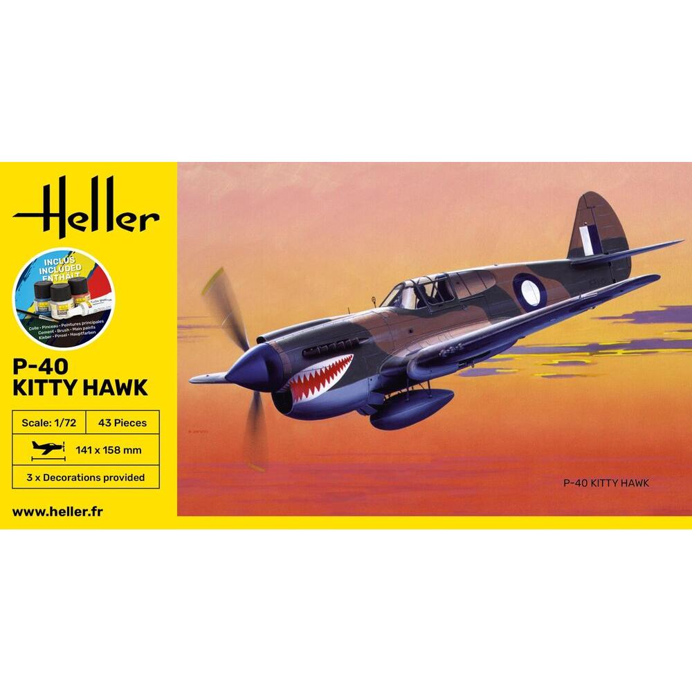 1/72 Starter Kit P-40E Kittyhawk RAAF