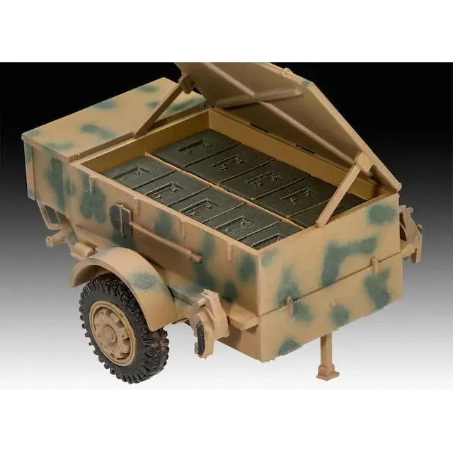 1/72 sWS with Flak43 and Sd.Ah58 Ammo Trailer Model Set
