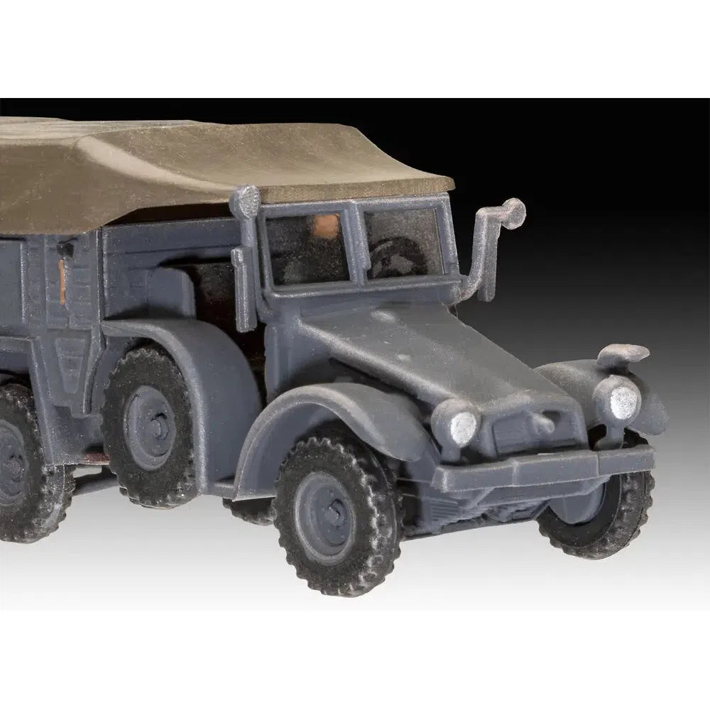 1/76 Krupp Protze KFZ 69 with 3.7cm Pak Model Set