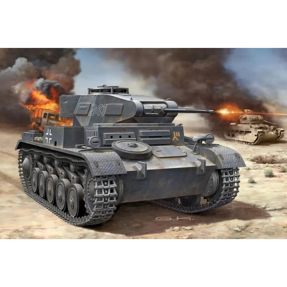 1/76 PzKpfw II Ausf. F Model Set