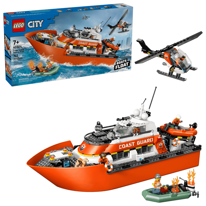 CITY - Coast Guard Rescue Boat & Helicopter