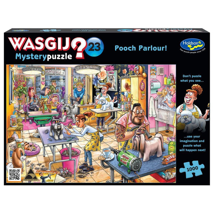 1000pc Wasgij? Mystery Puzzle #23: Pooch Parlour!