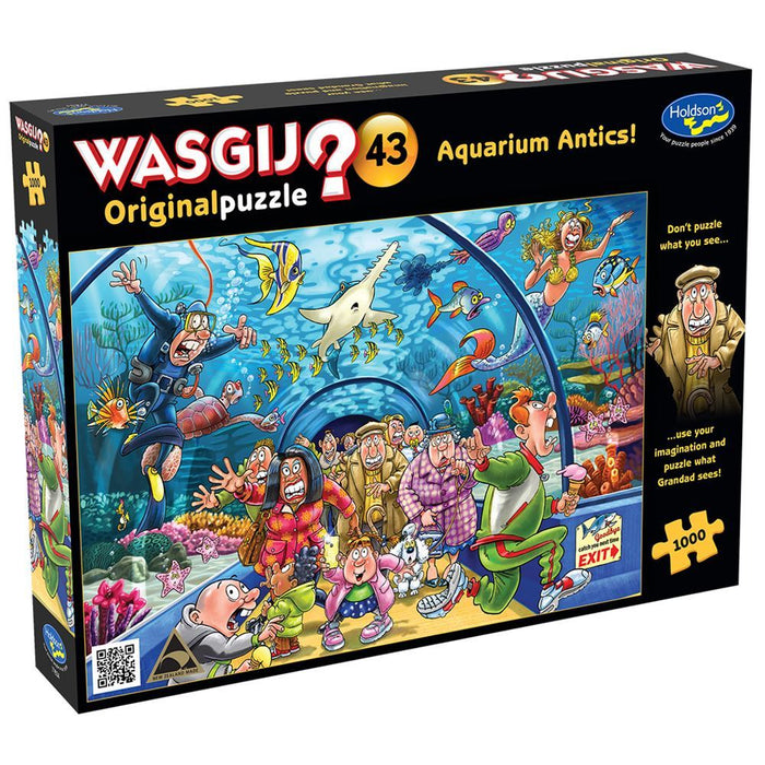 1000pc Wasgij? Original Puzzle #43: Aquarium Antics!
