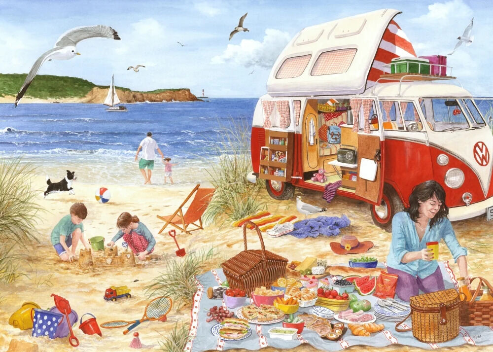 1000pc Weekend Away: Campervan Beachlife